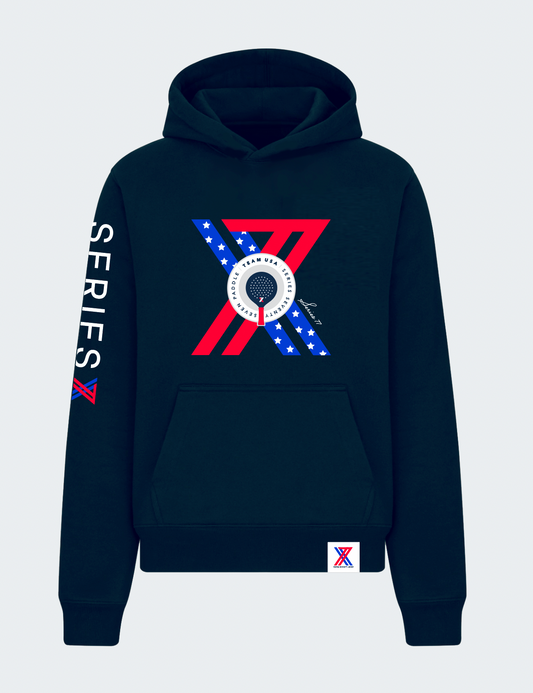 "SERIES USA" MIDWEIGHT HOODIE (Navy)