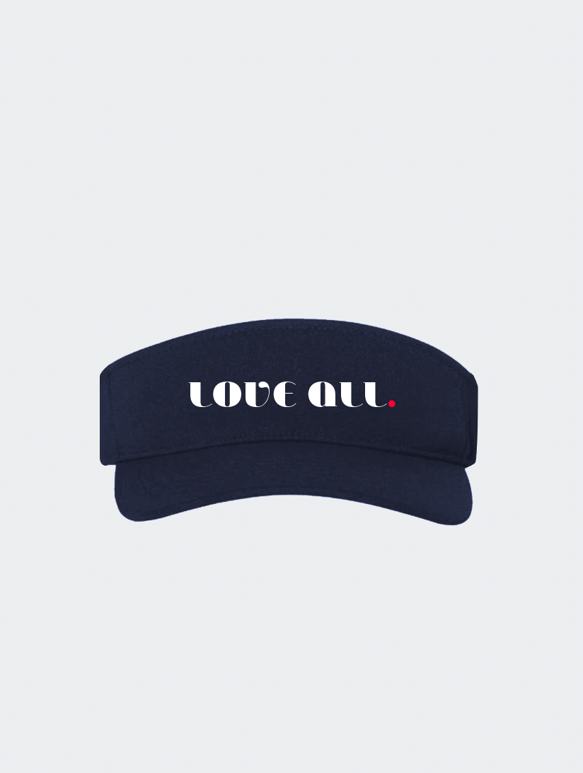 "LOVE ALL." Performance Visor