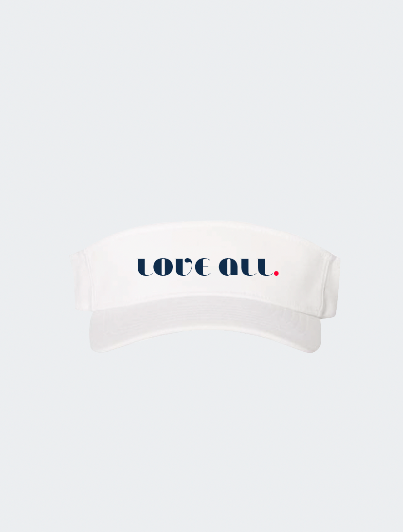 "LOVE ALL." Performance Visor