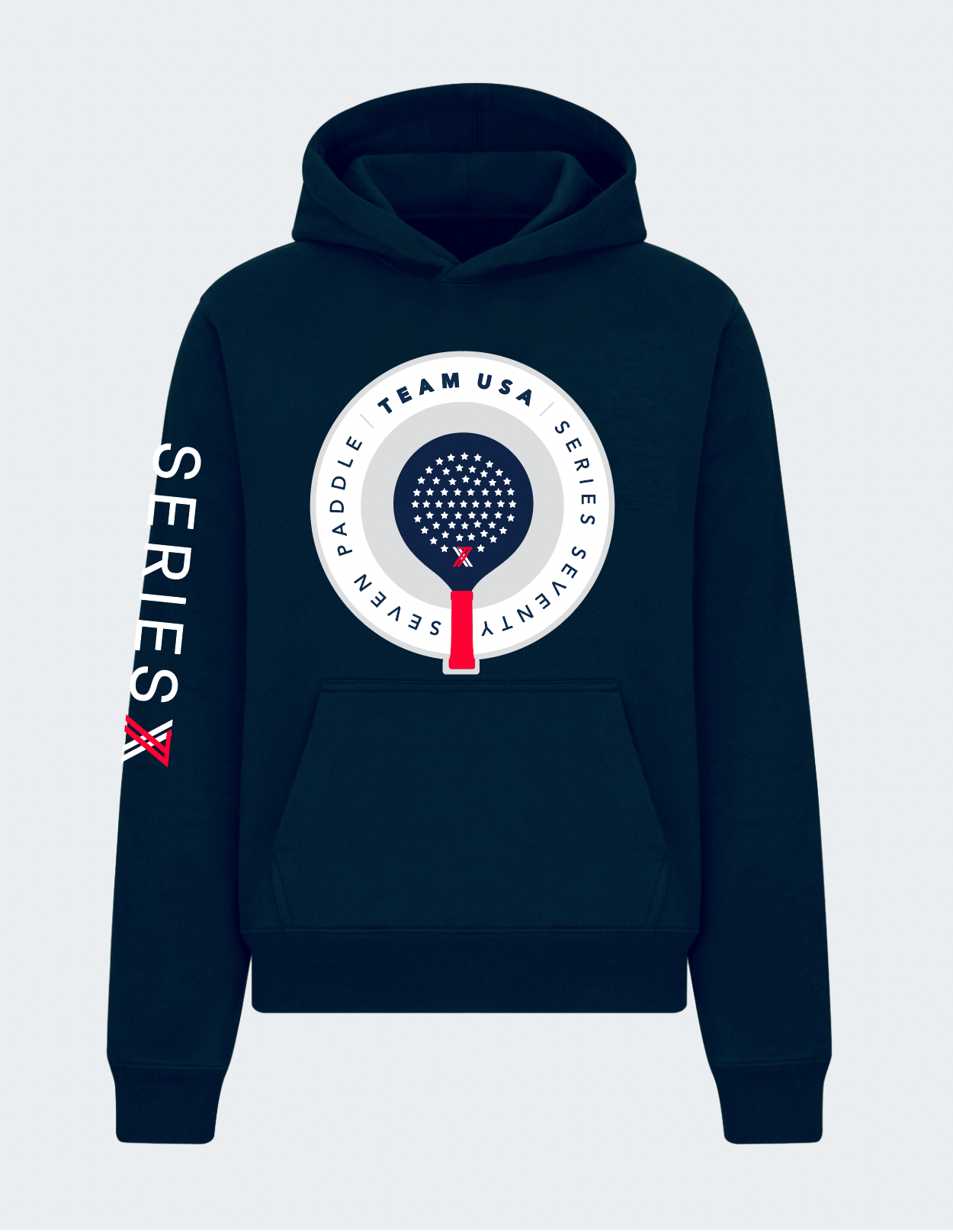 "TEAM USA" LIGHTWEIGHT HOODIE (Navy)